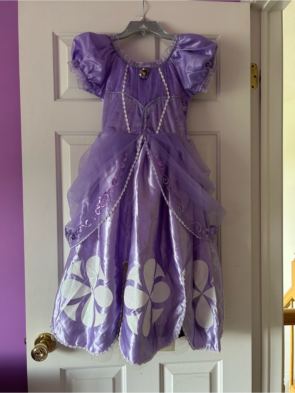 Disney Store Sofia the first dress size 9/10 2015 Disney junior princess rare